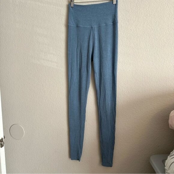Beyond Yoga Blue Space dye take me higher long legging Pure Barre Size XL - Picture 2 of 10